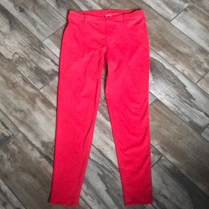 Red jeggings